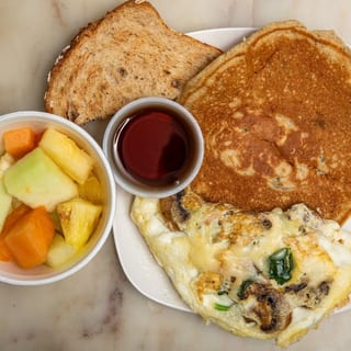 Mint Spinach Egg White Omelet