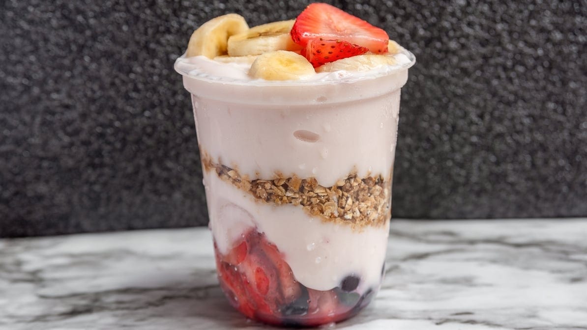 Strawberry Yoghurt Parfait.