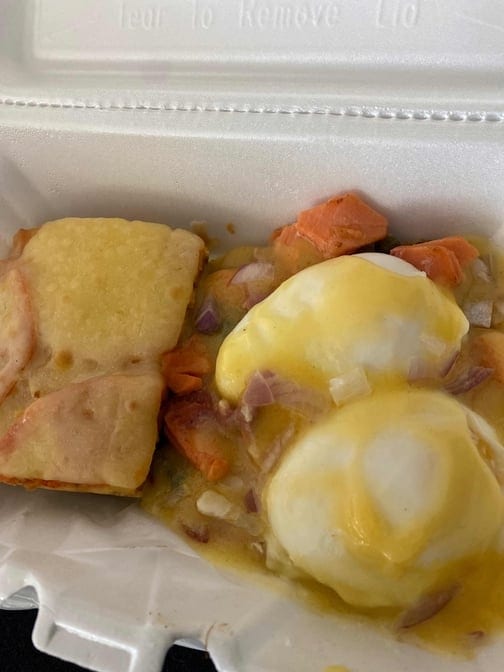 "Smoked Salmon Benedict.