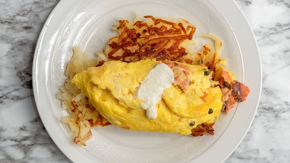 Smoked Salmon Omelet