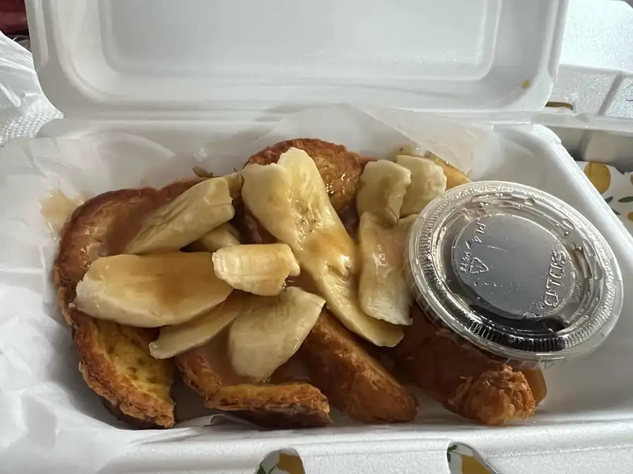 Banana Caramel French Toast.